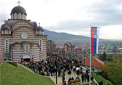 Митровдан у Митровици: Храм св. Димитрија из 2005. године